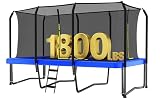 Zupapa 1800LBS Weight Capacity Rectangle Trampoline